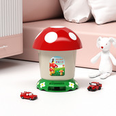 脚踏式 蘑菇垃圾筒6升带盖子带小号 儿童房垃圾桶家用卧室可爱新品