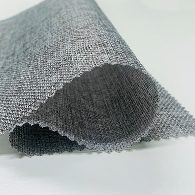 tpe仿麻面料200g平纹染色全箱包布桌布涤台布面料厂家直供