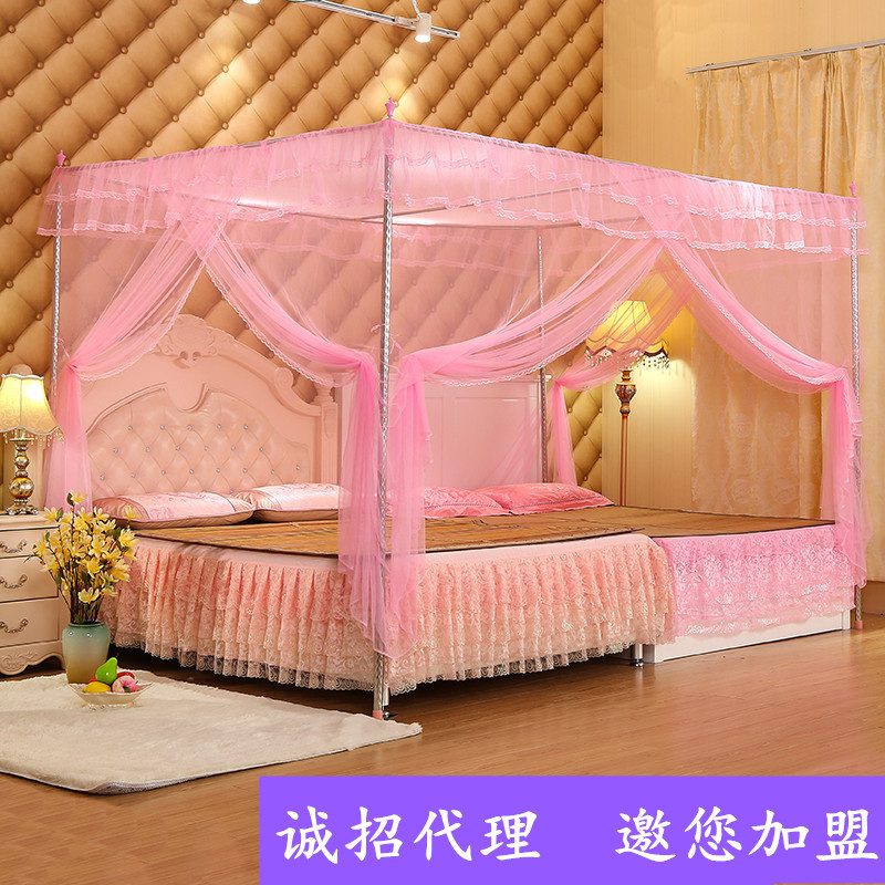 zq宫廷超大2.42.52.62.83米拼床加大加宽大定做床小床蚊帐