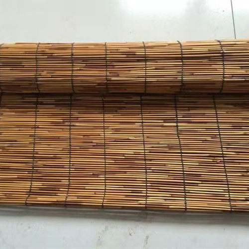 热销碳化芦苇帘吸尘紧密平整装饰性强编织吸潮支持碳化芦苇帘