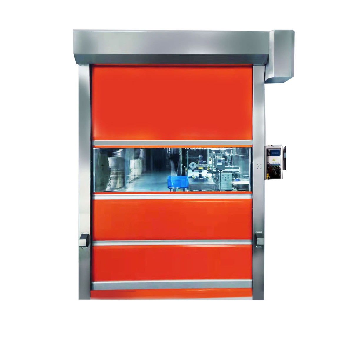 pvc快速卷帘门工厂升降车间风淋室自动感应电动工业门高速无尘门