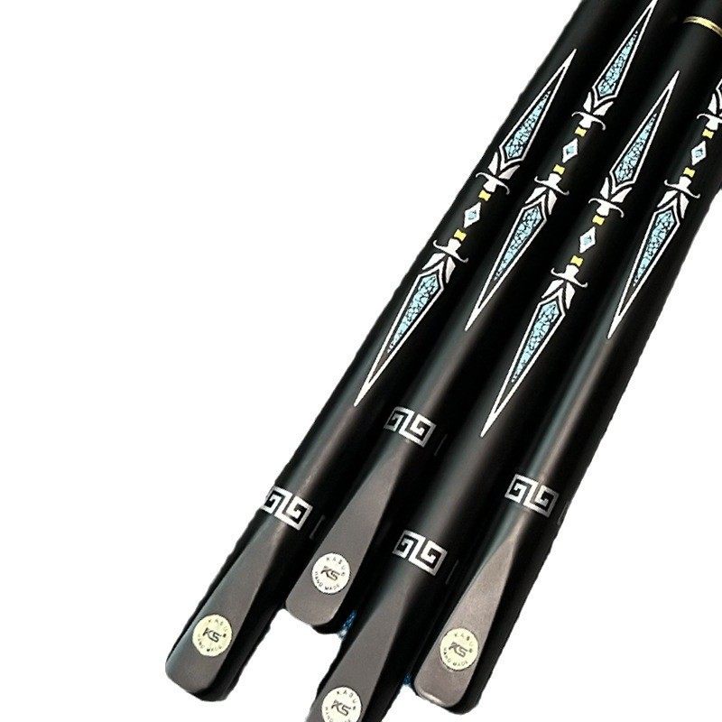 蓝剑台球杆中式黑八4/3批发分体专用一体台球杆小头运动户外用品