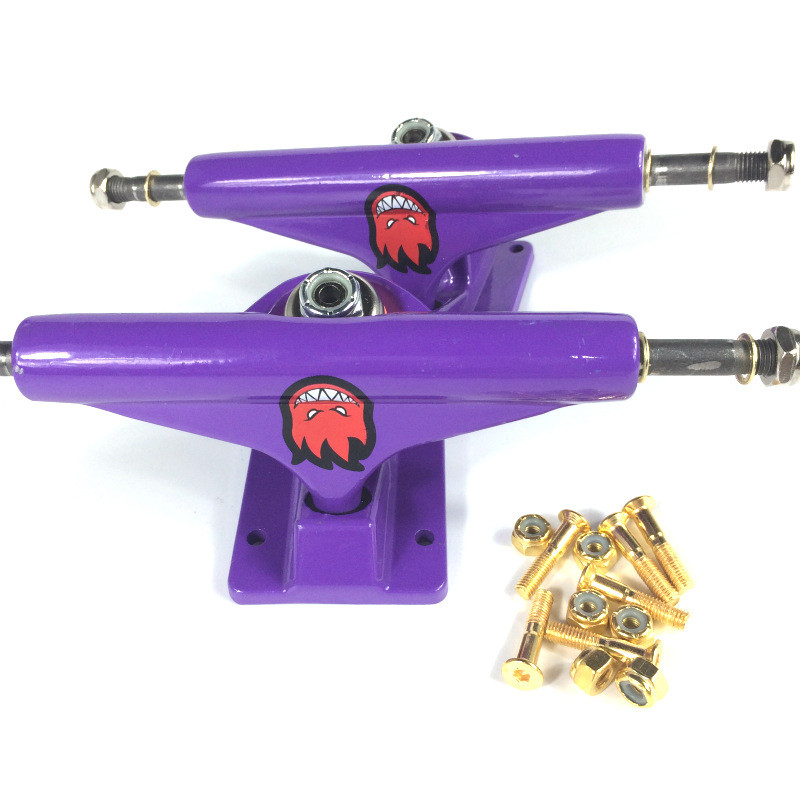 小火人支架spitfire中空137寸滑板桥5.0/5.25金属支架紫色烤漆