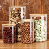 陈皮储存罐专用玻璃罐大容量玻璃瓶密封桶玻璃容器茶叶罐保存空瓶