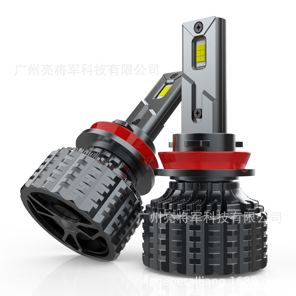 V20大功率高亮LED灯H4汽车大灯H7H1190059006LED改装灯前照灯雾灯