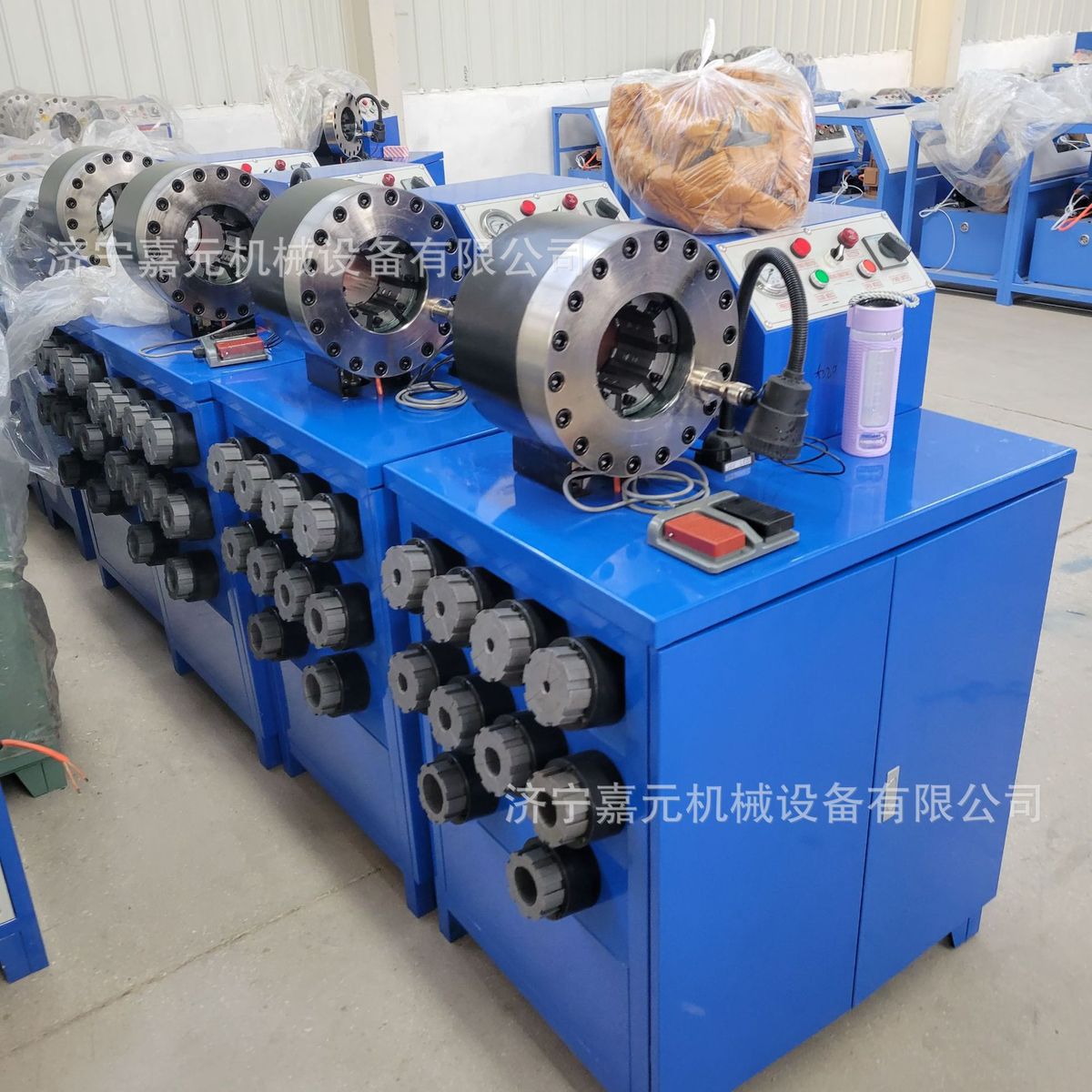 电动液压立式缩管缩建筑钢管压管机高压油管胶管接头机管机