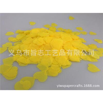 2.5cm心形纸屑小碎纸抛洒婚庆爱心纸片餐桌派对装饰confetti