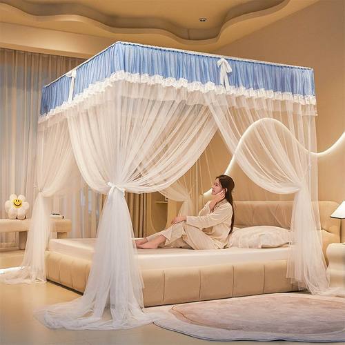 米三开门落地蚊帐1.8x2宫廷双人床家用1.5m单人1.2米新款2024款