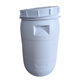 现货批发白色通用包装 40升圆形塑料桶加厚大口pe化工密封抱箍桶
