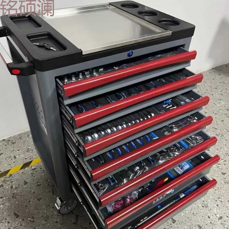 Xdd重型汽车7层汽修工具车工具柜手推车汽修五金多功能修车工具全
