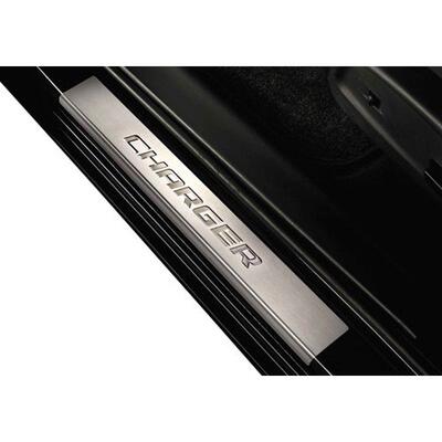 适用于dodge 道奇charger汽车改装门槛条迎宾踏板door sill
