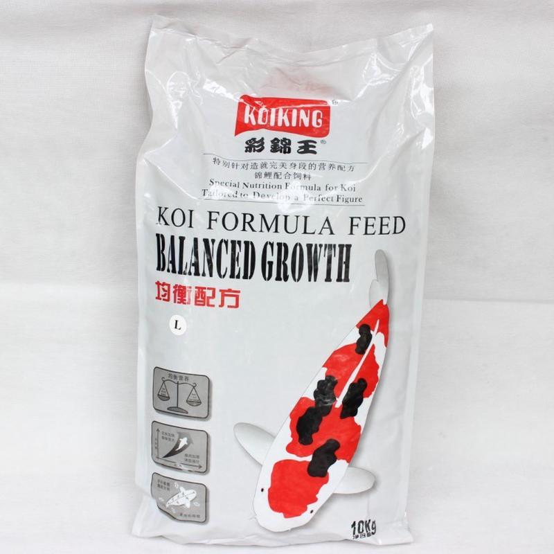 彩锦王koiking锦鲤饲料成长增体配方锦鲤均衡饲料