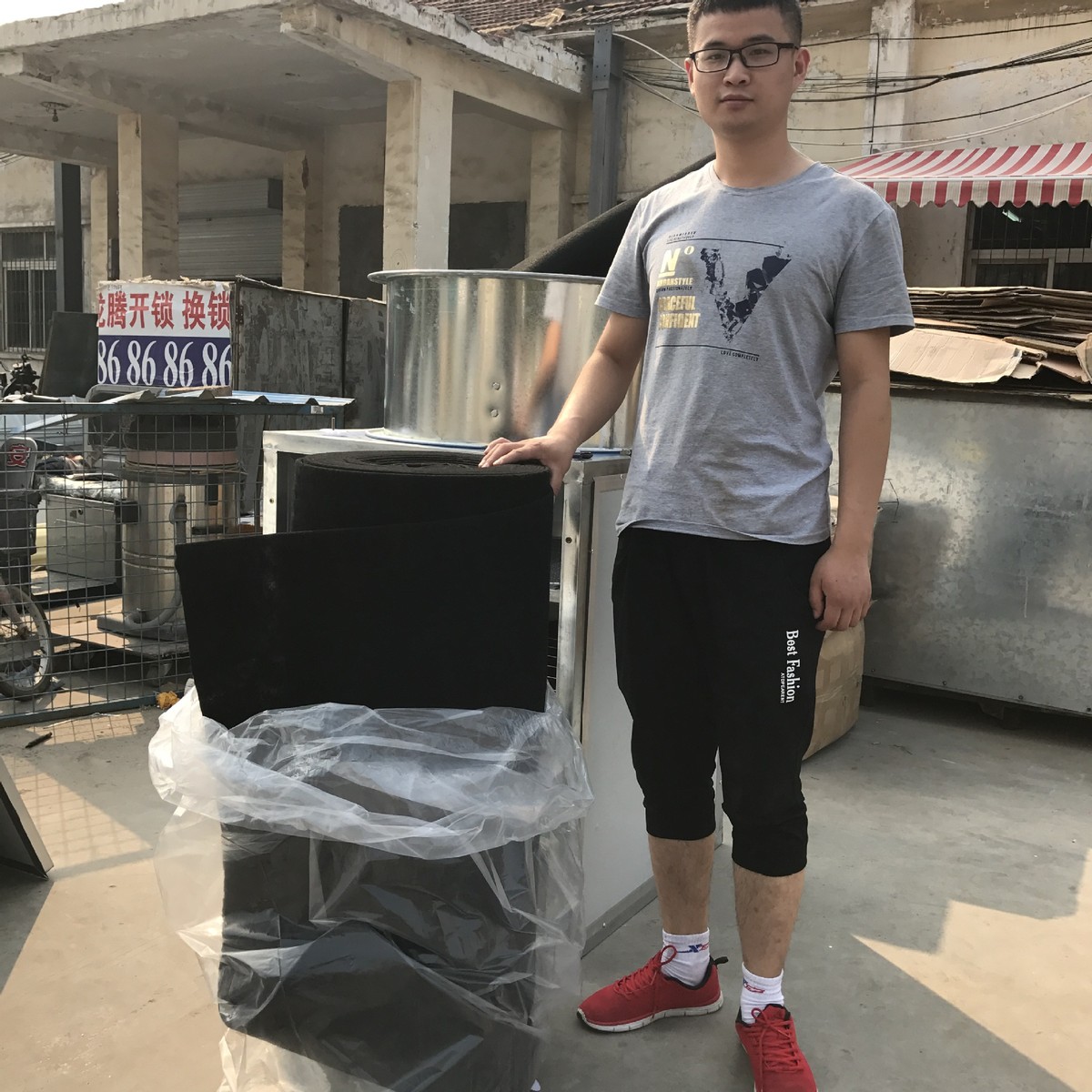 汽车烤房活性炭喷漆进风口黑色蜂窝状过滤棉过滤空气净化棉