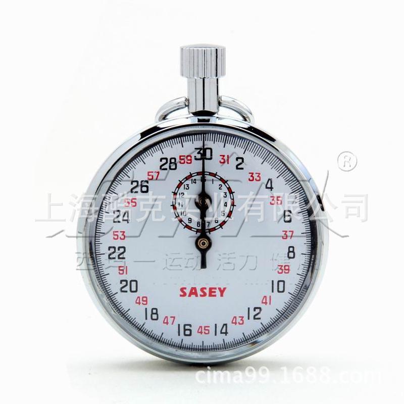 上海沙逊牌秒机械秒表sxj504金属外壳30sasey支持混批0.1s十分秒