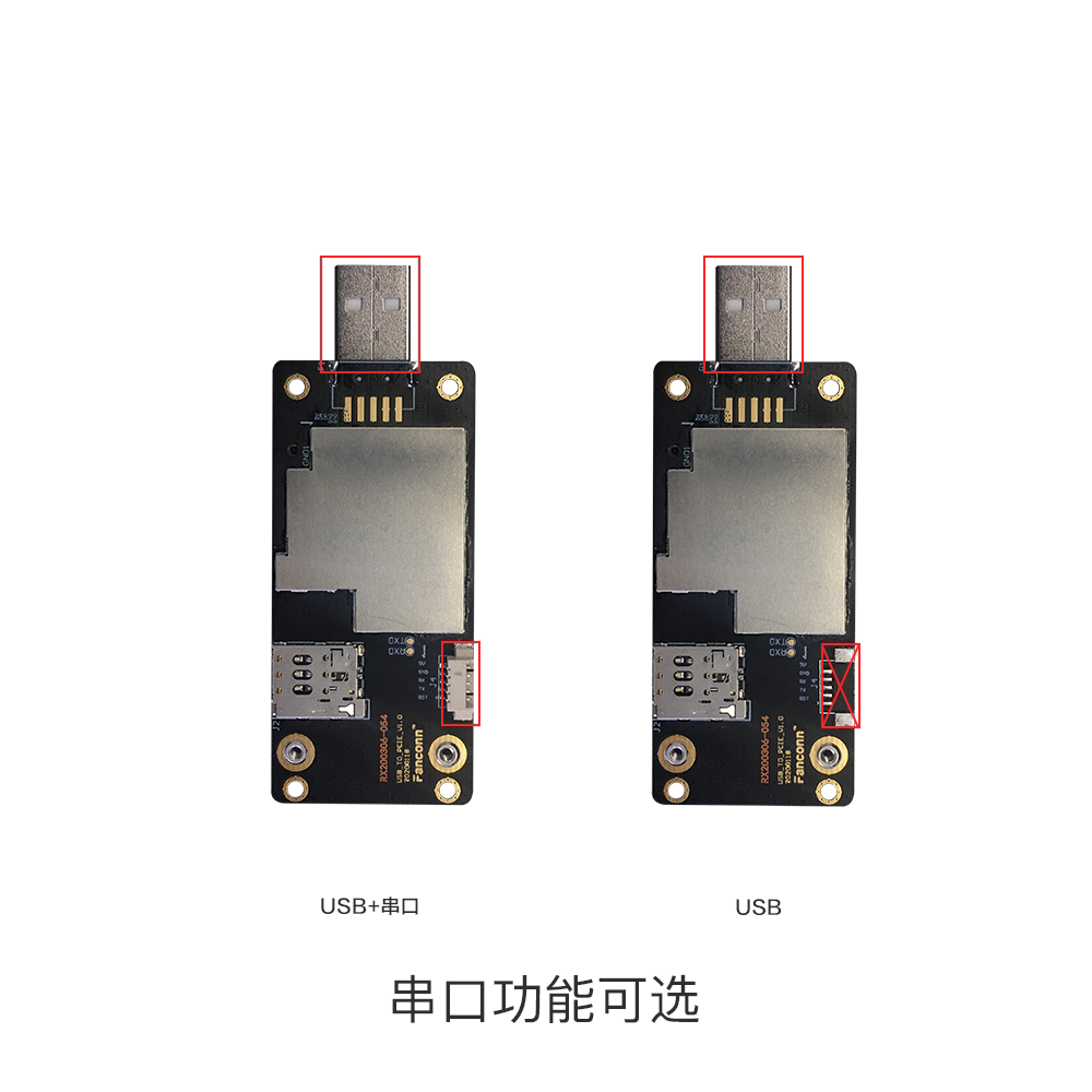 Mini PCle转USB 4G模块转接板LTE开发板测试板含SIM卡座