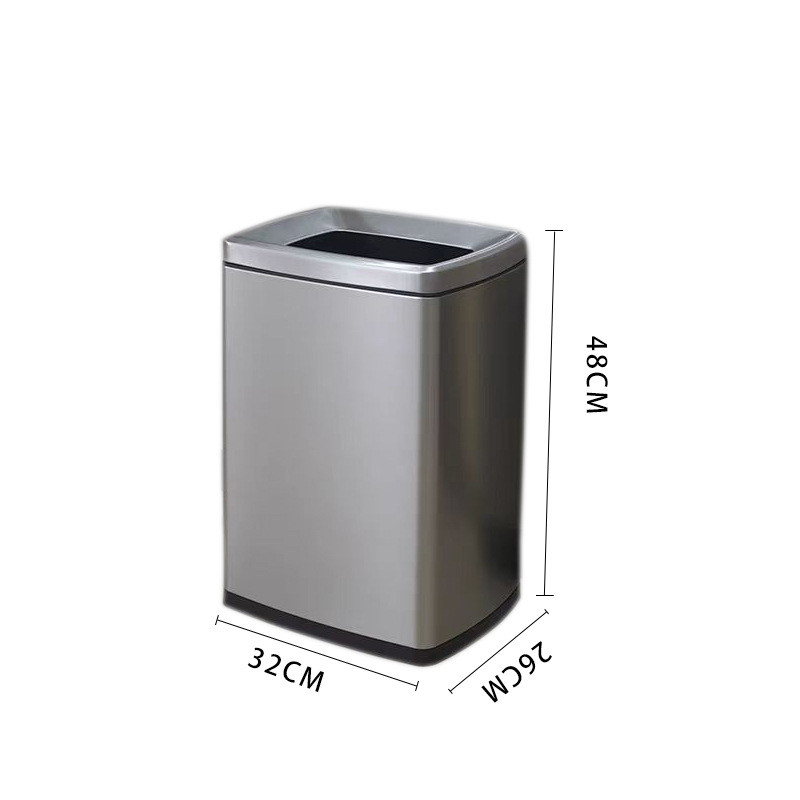 高档商务物业烟蒂指纹环境桶欧式无环境桶酒店大堂烟灰缸垃圾桶