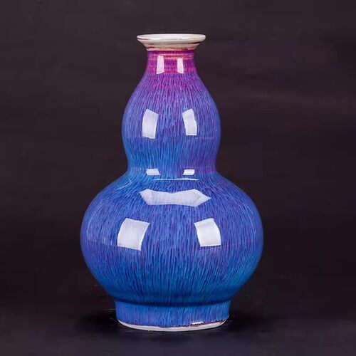 景德镇陶瓷花瓶中式工艺品摆件客厅博古架装饰品办公室展厅家居