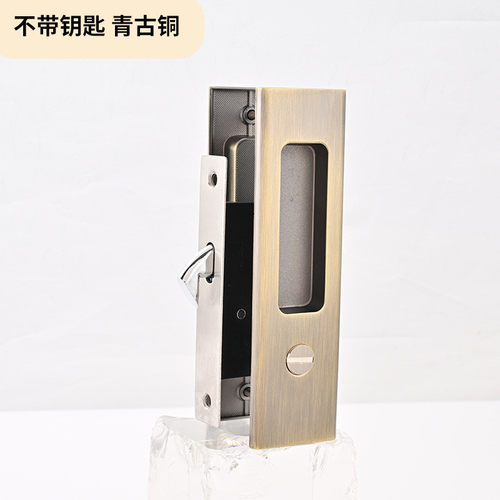 木门锌合金移门锁推拉门锁厨房钩隐形室内门锁滑动门折叠门钩锁