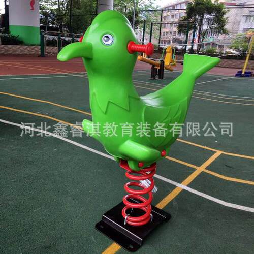 小区儿童摇摇马幼儿园弹簧摇摇乐户外公园加厚塑料摇马新款