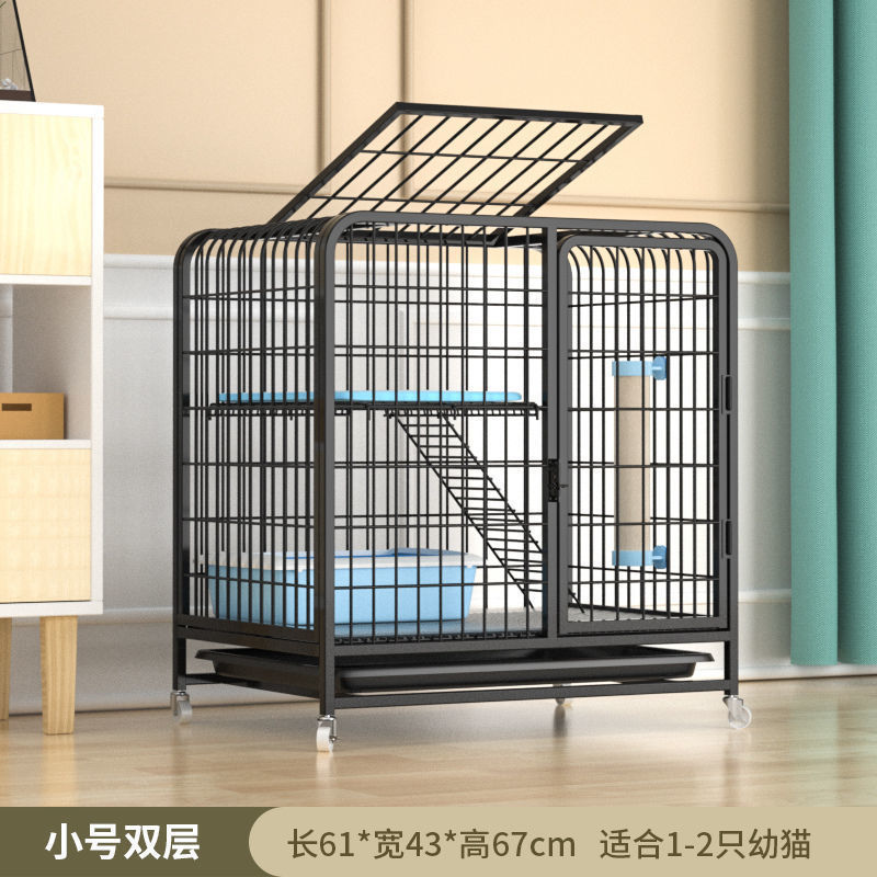 猫笼家用厕所超大猫舍猫咪笼子室内带猫别墅大号宠物猫窝房子批发