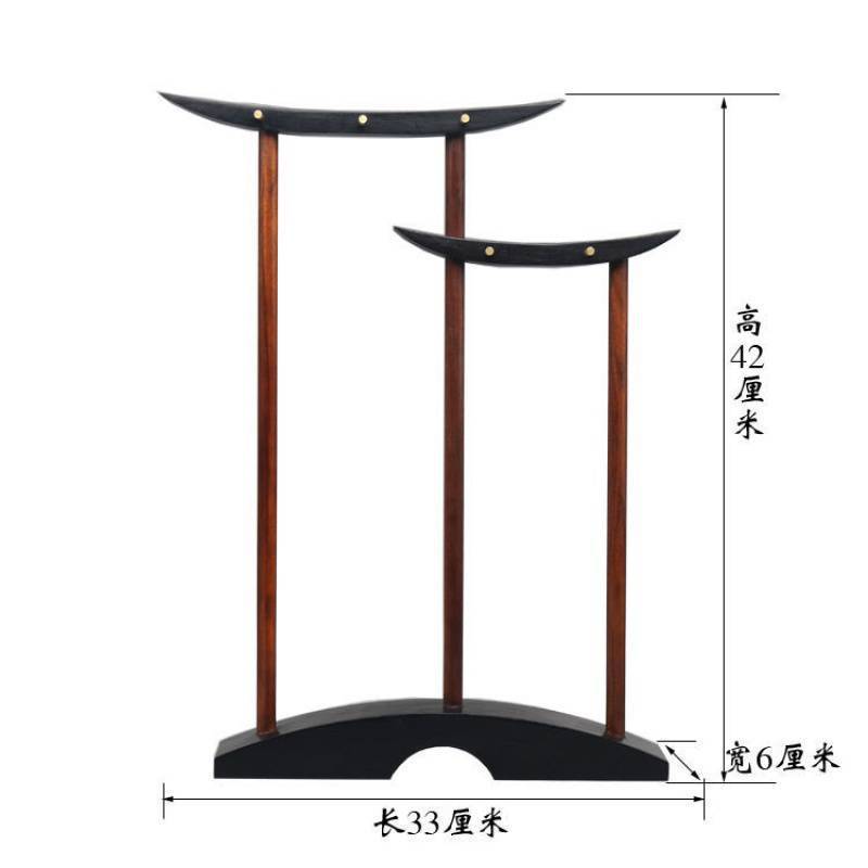 花梨木笔笔檀木毛笔挂笔架红木实木毛红挂仿古文房四宝办公室