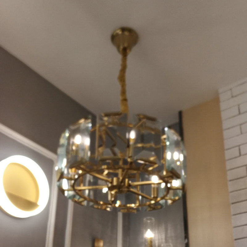 美式艺术水晶吊灯现代简约酒店餐厅灯具LED个性客厅卧室铁艺吊灯