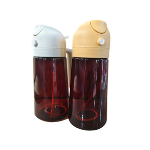 茶色避光喷倒两用玻璃油壶大容量自动开合油壶带把手细喷雾喷油瓶