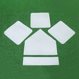 棒球垒球板5件套橡胶防水投手包加厚耐磨垒本垒板棒球球场用具