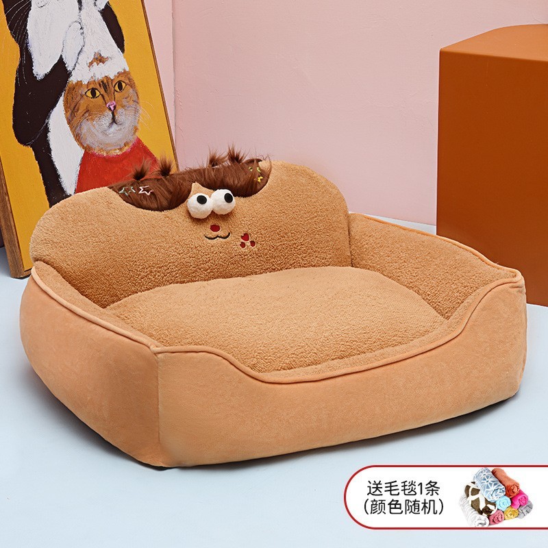 猫窝冬季幼猫猫咪床保暖沙发可拆洗猫垫子冬天小型犬狗窝宠物用品
