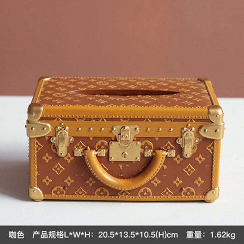 家居装修抽拉式纸巾盒店铺别墅装饰工艺摆件茶几摆饰轻奢电视柜,家居饰品,装饰摆件,淘宝优惠券,粉丝福利购,淘宝优惠卷