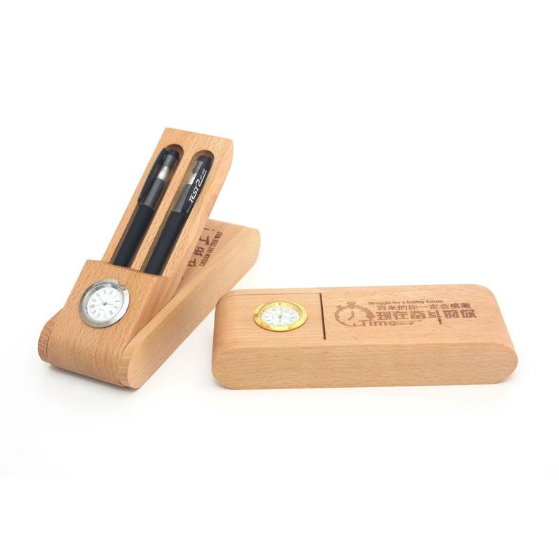 创意笔盒钢笔盒木质笔筒便携式高端收纳盒