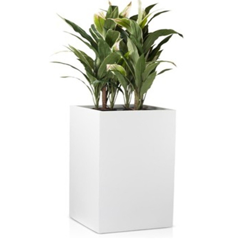 酒店装饰花盆设备批发城市广场氧化镁花箱院坝花圃水泥摆件出口