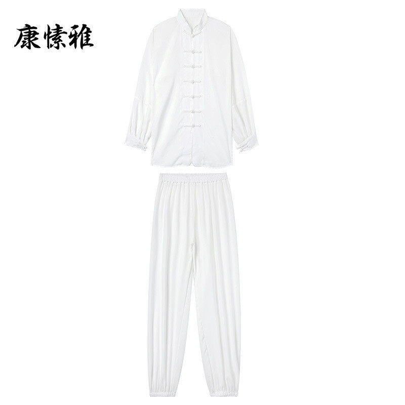 厂家直发莫代尔中国风男女太极服武术运动中老年团体比赛练功服装