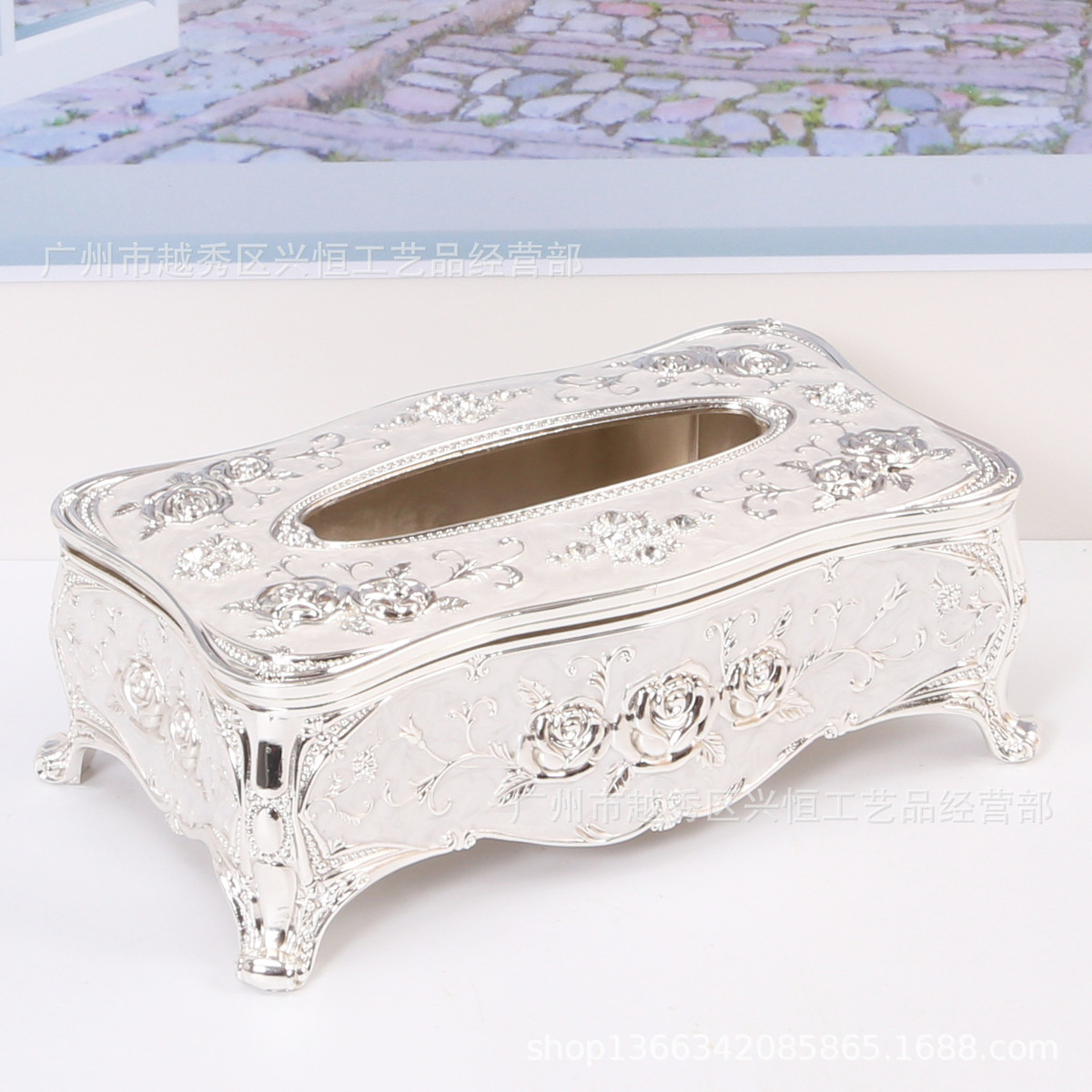 定制抽纸盒卫生间纸巾盒西式创意个性潮流风纸巾收纳盒欧美高档