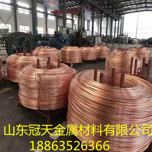 山东现货供应小口径t2无氧丝纯铜紫铜紫铜线0.1-8mmt2紫铜裸线