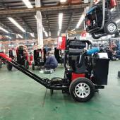 热销5050重型降尘开槽机沥青路面裂缝开槽机手拉式 地面扩缝开缝价