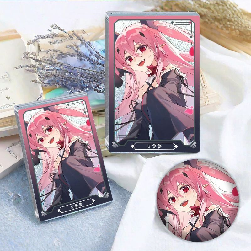 终结的炽天使克鲁鲁吧唧亚克力砖流沙麻将摆件立牌生日礼物定制