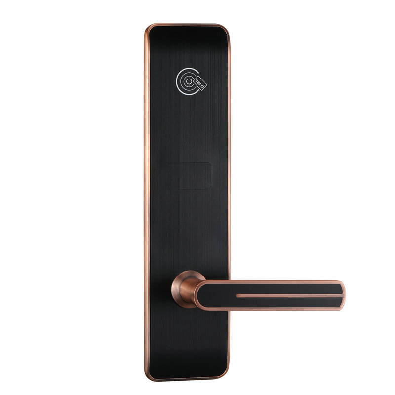 酒店门锁刷卡锁智能感应锁木门电子锁民宿公寓门锁磁卡出租房