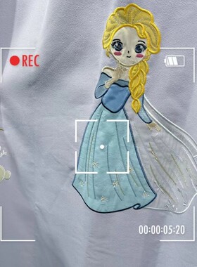 卧室的城堡女孩白雪公主绣花遮光窗帘紫色儿童房2024新款卧室飘窗