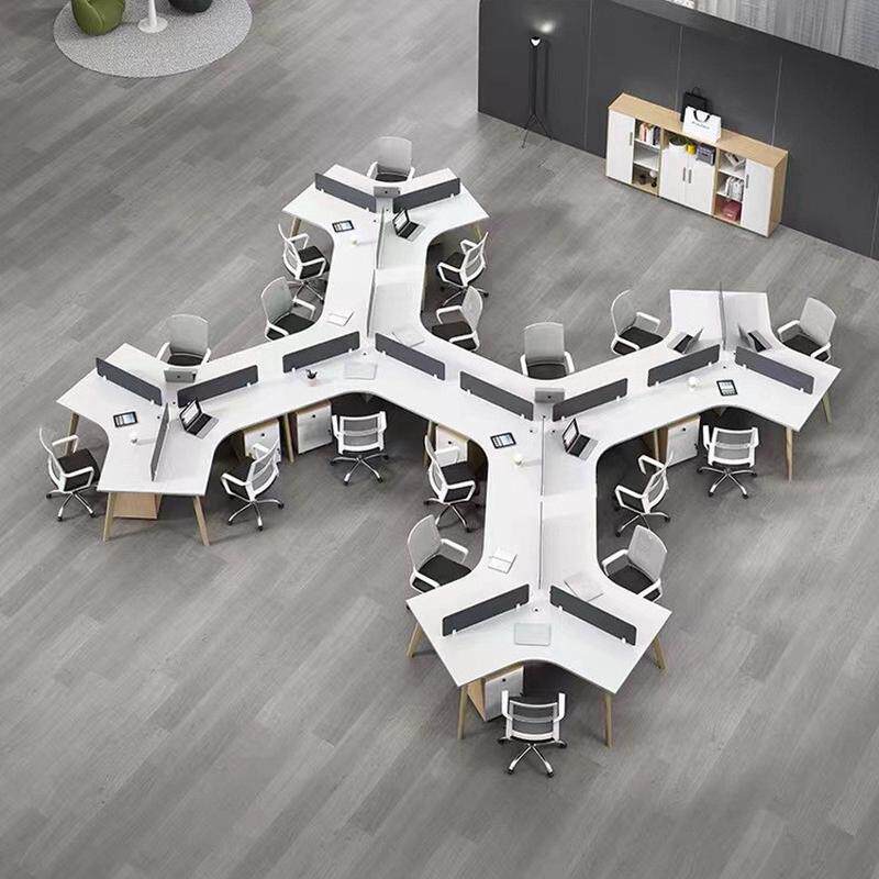 热销简约现代3/5/6/8人位屏风职员办公桌办公桌椅组合办公室员工
