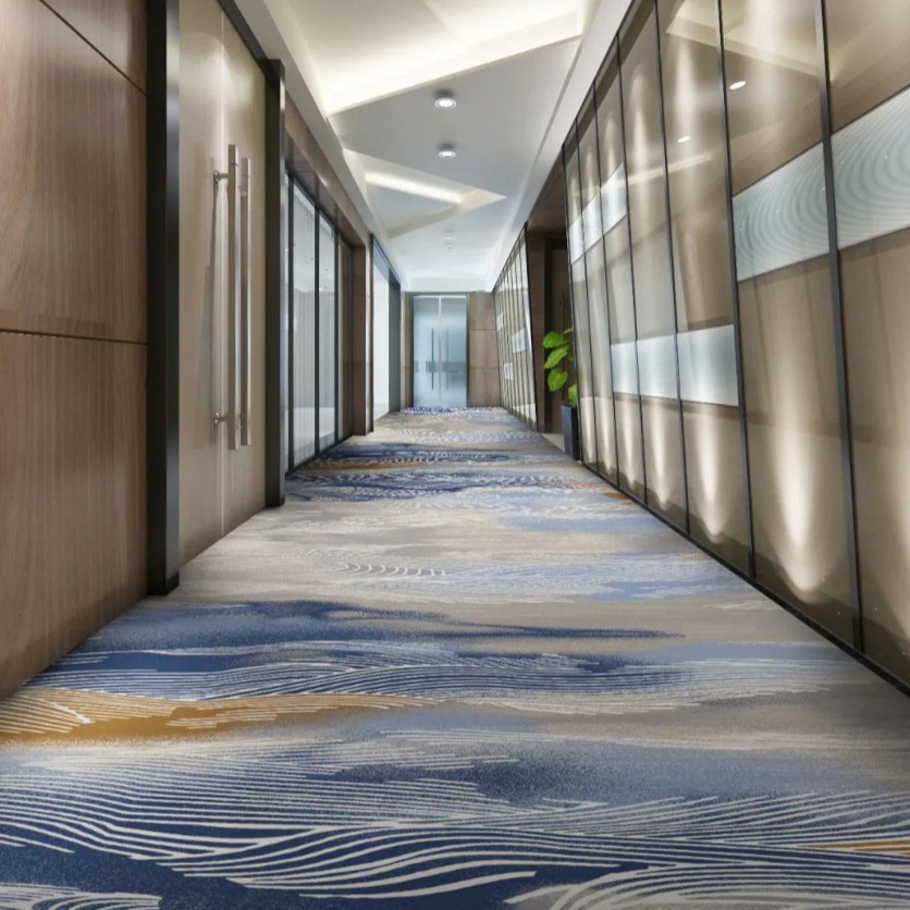 700克涤纶印花阻燃b2地毯桌球室地毯加厚耐磨棋牌室台球厅地毯