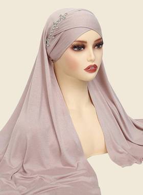 围巾帽马来西亚包头帽 musslim cap hejab turban hijeb scarfhat