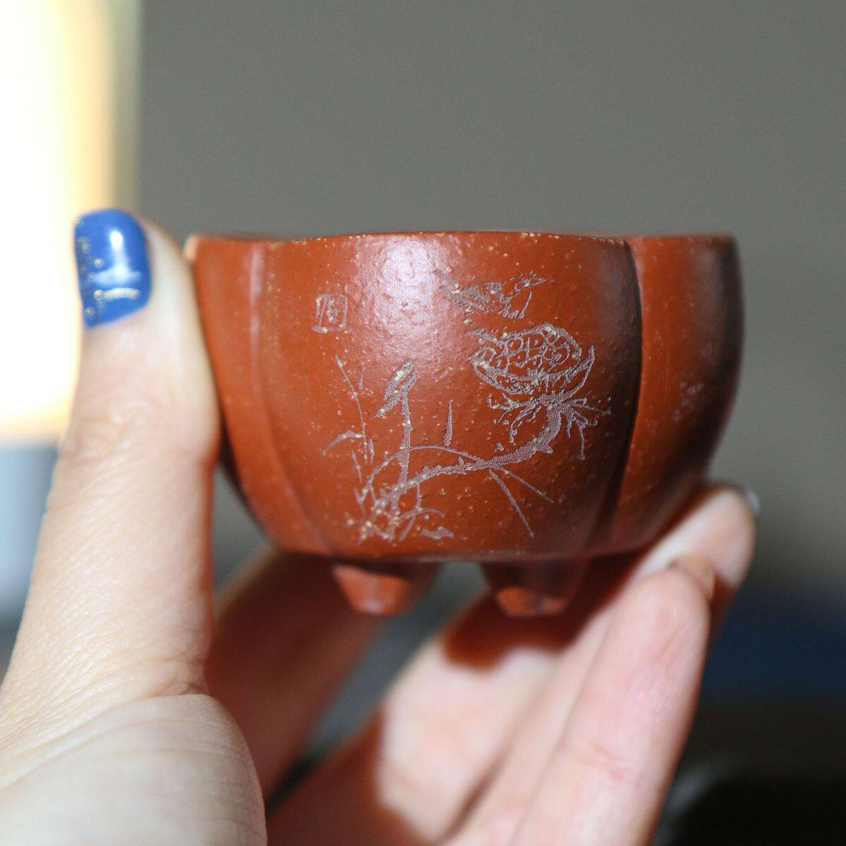 紫砂花盆微型宜兴紫泥盆多肉花盆迷你盆小盆掌上盆景手工张可磊