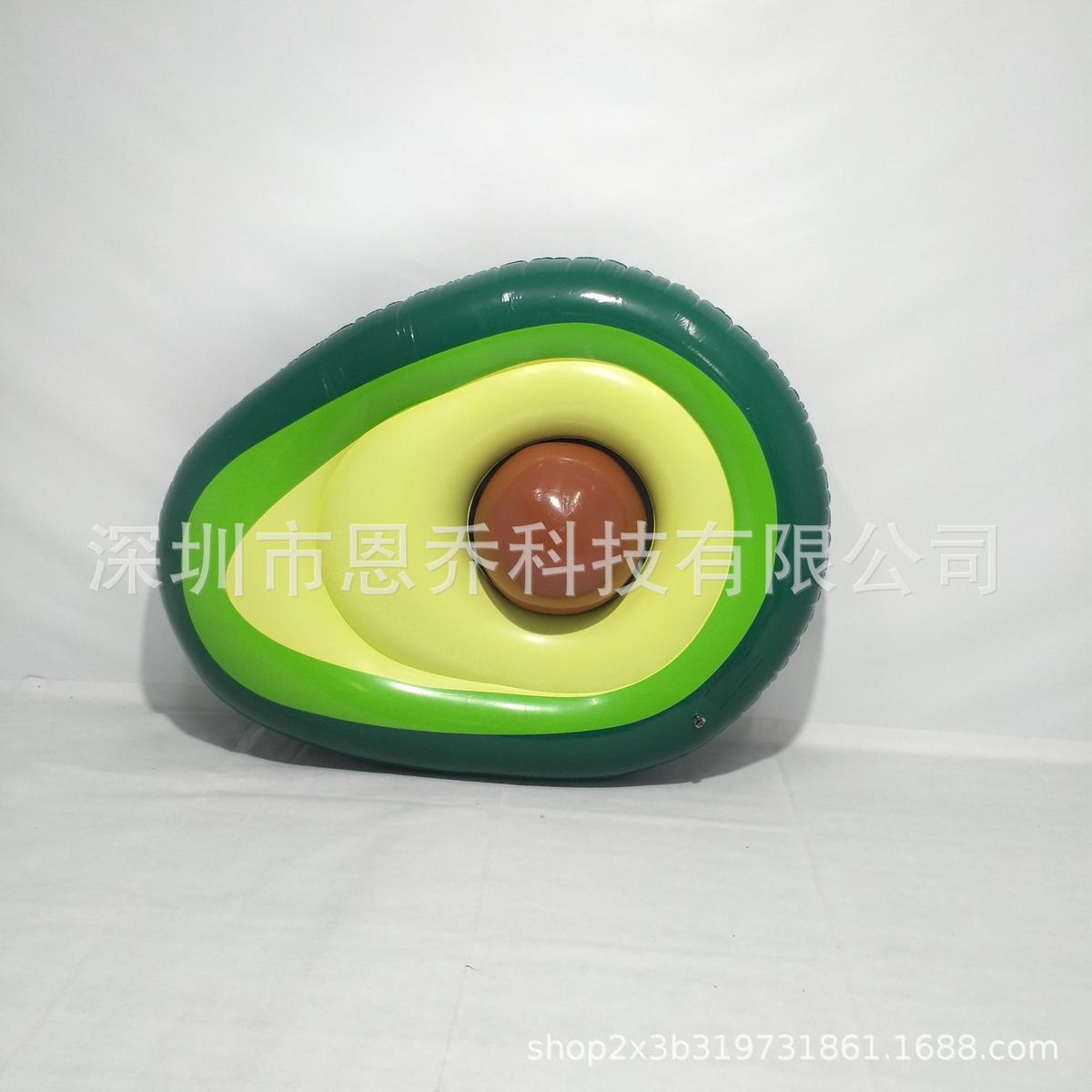 厂家现货充气浮床充气成人浮排牛油果游泳圈排充气牛油果浮pvc