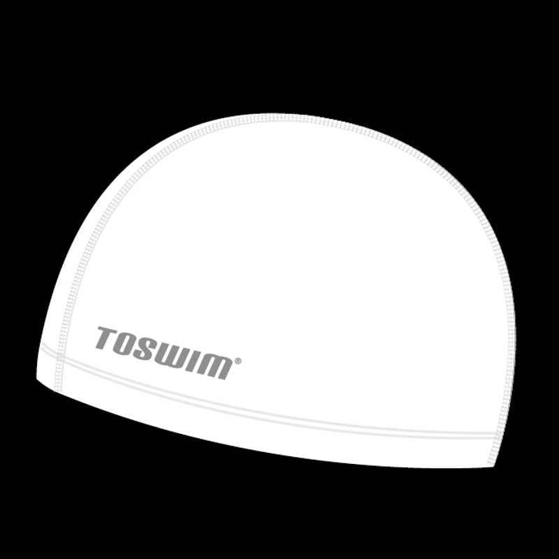 toswim拓胜硅胶布舒适成人长发大号泳帽新款游泳帽不勒头泳帽