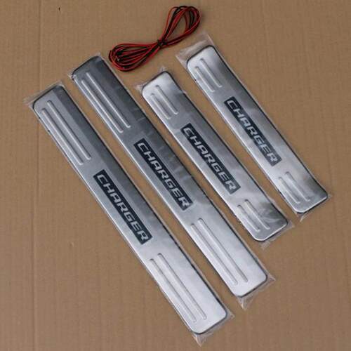 适用于dodge道奇CHARGER汽车改装带灯门槛条迎宾踏板doorsill