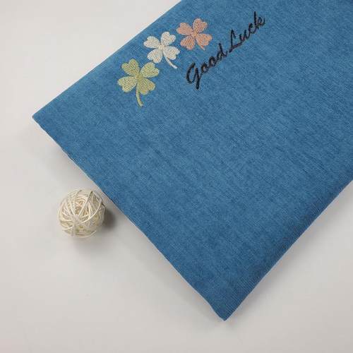 莫兰迪绣花沙发垫布料批发台布抱枕防滑面料四季复合沙发垫子布