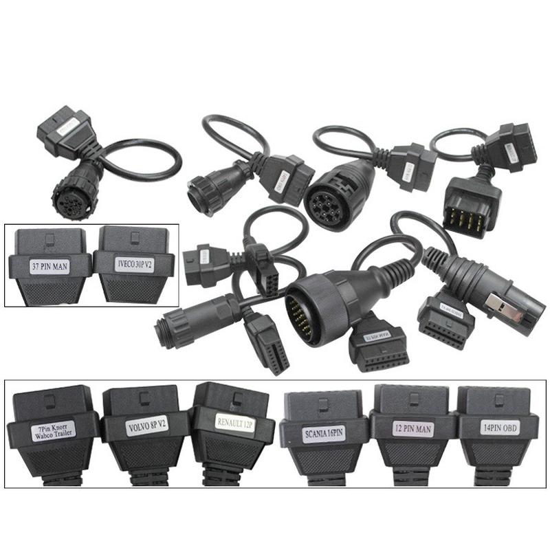 热销连接线直供汽车obd16pin满针厂家用于ds150cdp卡车线8in1全套