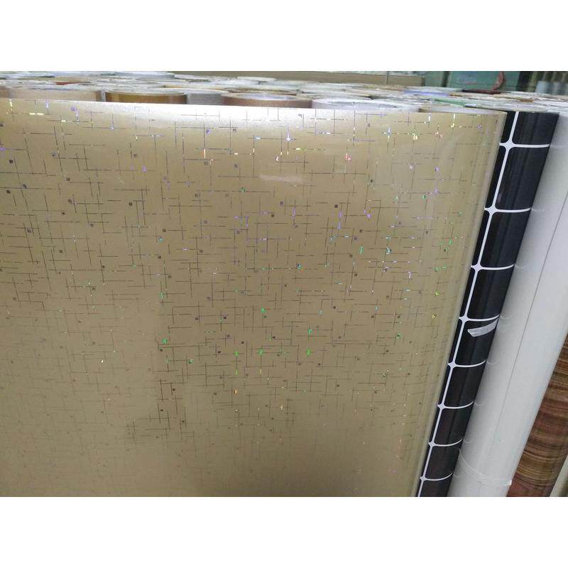 晶钢门贴膜晶钢膜橱柜贴膜高光膜膜膜pvc自粘玻璃衬底装饰彩闪点