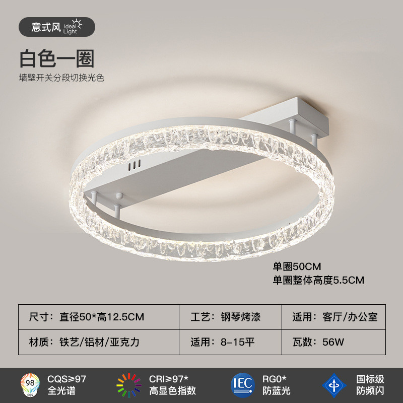 高档客厅吊灯高级感灯主大厅轻奢极简别墅loft公寓复式楼灯饰照明